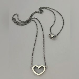 James Avery Petite Heart Necklace 18in